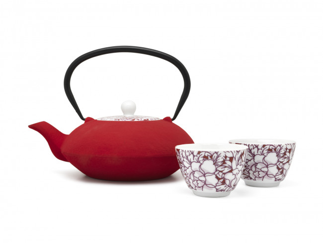 Yantai Teapot 1 2l Red Yantai Cast Iron Teapots Webshop