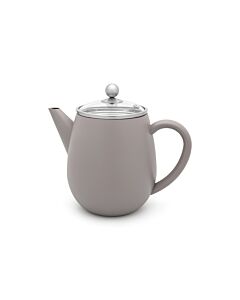 Teapot Duet Eva 1.1L concrete grey