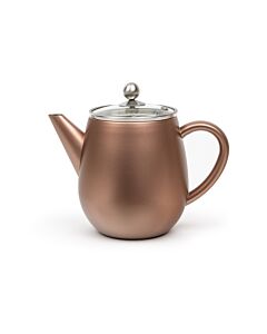 Teapot Duet Eva 1.1L rust brown