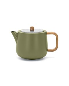 Teapot Duet Design Facet 1.1L khaki green