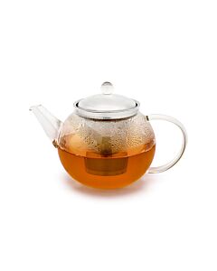 Teapot Ravello 1.2L glass with filter s/s