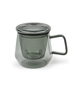 Tea for one Livorno glass black 350ml