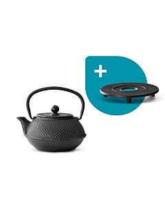 Teapot Jang 0.8L cast iron black
