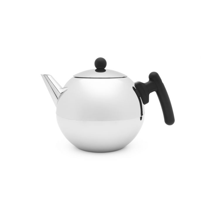 BELLA Ceramic 1.2 Liter Silver Kettle 