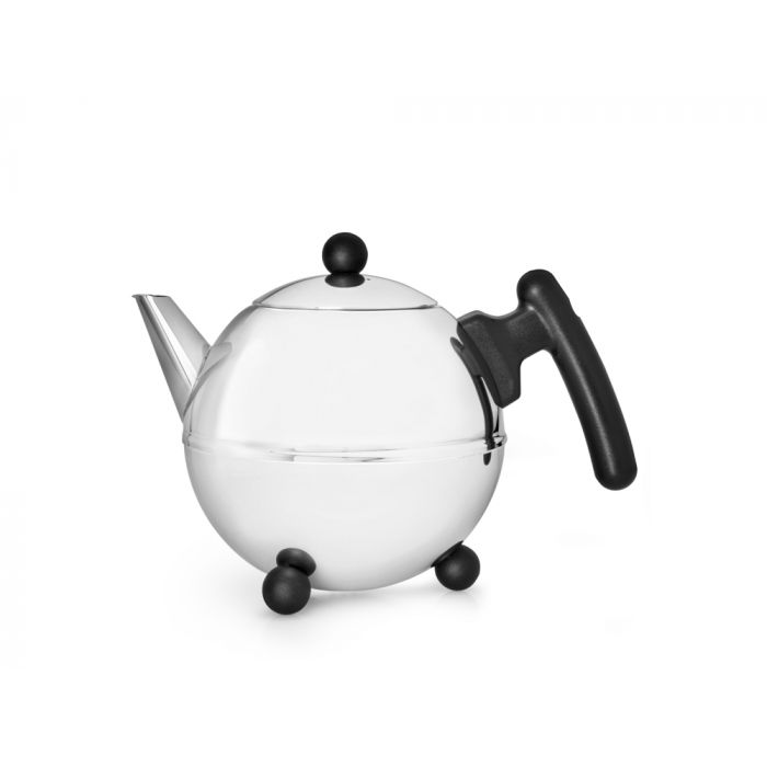 over trainer Maaltijd Teapot Bella Ronde 0.75L black fitt.