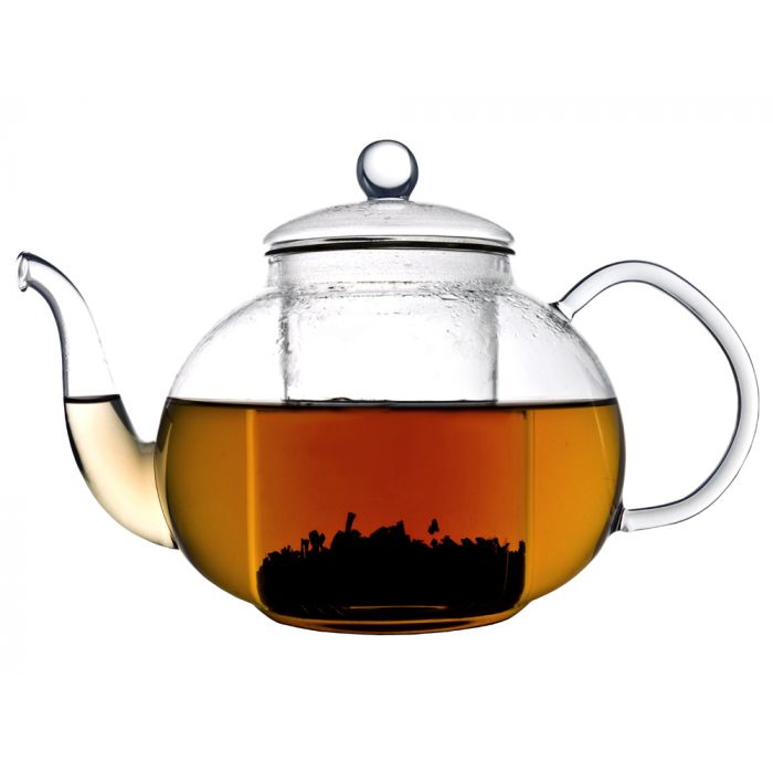 Teapot Verona 1.0L walled glass single