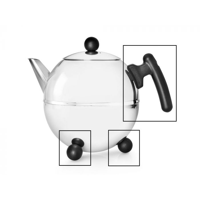 auteur Misverstand waterval Spare part handle and knobs for teapot Duet Bella Ronde 1305Z