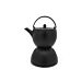 Tea set Sencha 1.2L cast iron black with warmer