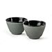 Cups Xilin cast iron light green s/2