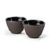 Cups Xilin cast iron aubergine s/2