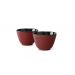 Cups Xilin cast iron red s/2