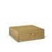 Tea Box 6 compartments closed bamboo